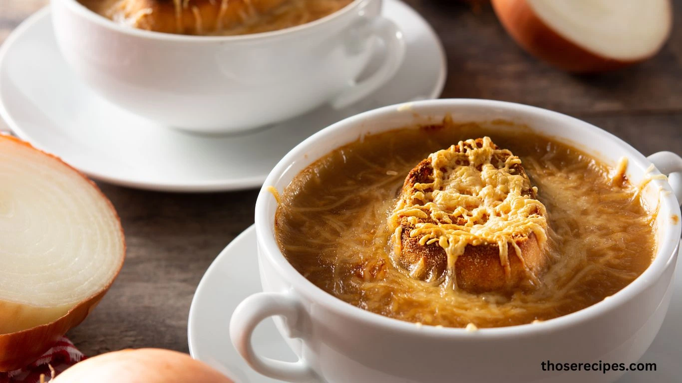 A bowl of homemade chicken noodle soup using Campbell's Classic Chicken Noodle Soup.