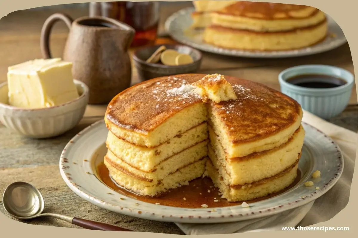 Ingredients for making traditional hoe cakes including cornmeal, buttermilk, and bacon fat