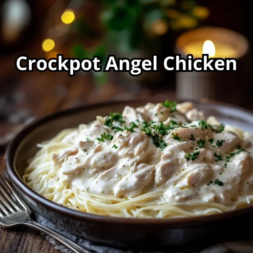 Kitchen counter with a slow cooker where chicken breasts are seasoned with spices, alongside a cutting board with cream of mushroom soup.